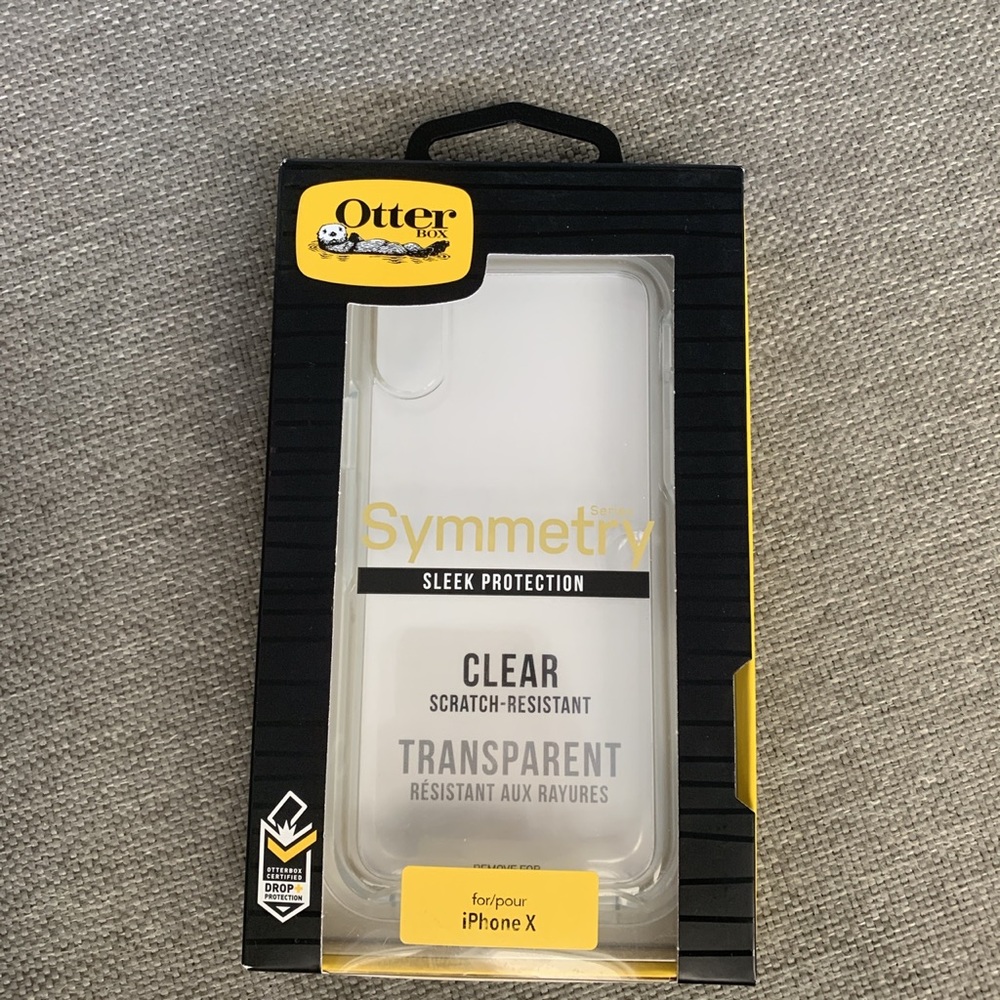 Clear iPhone X case